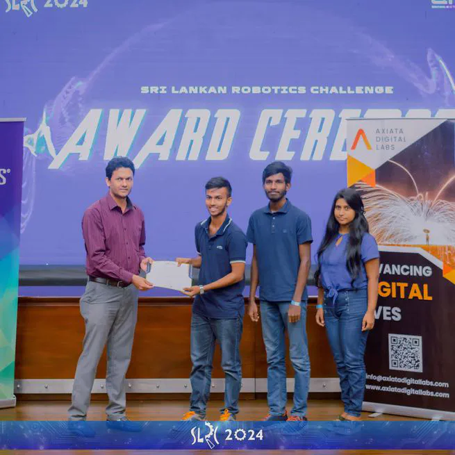 Got selected as a Finalist in Sri Lanka Robotics Challenge 2024!